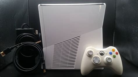 Urban Auctions Rare Limited Edition White 4gb Xbox 360 Slim Console