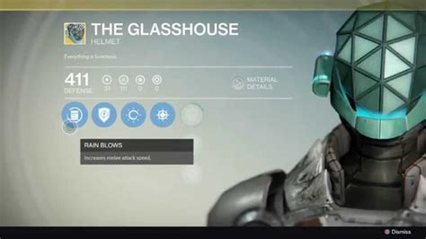 Destiny The Glasshouse Exotic Titan Helmet Review The Glasshouse