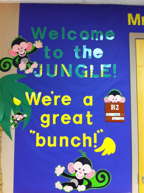 Pin By Kacy Anderson On School Ideas Jungle Theme Classroom Jungle Theme Classroom