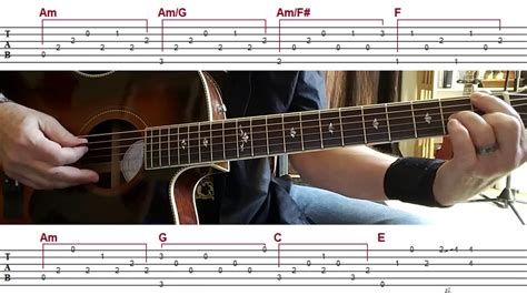 While My Guitar Gently Weeps Chord Melody Guitar Lesson Youtube