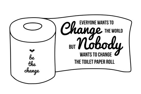 Bathroom Svg Be The Change Svg Change Design Bundles