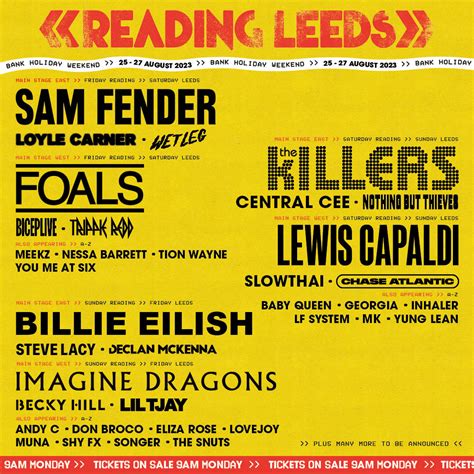Headliners Announced For Reading And Leeds Festivals 2023