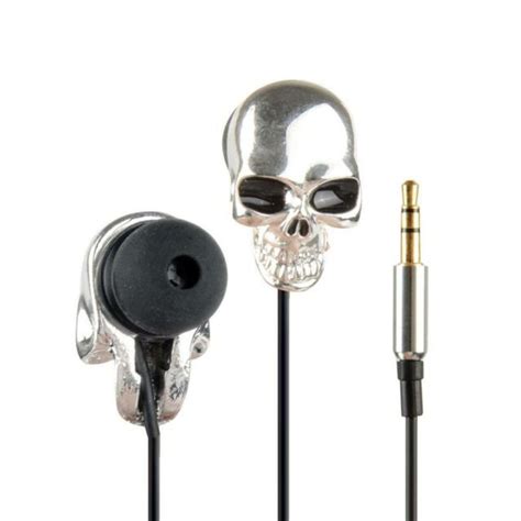 3 5mm Punk Skull In Ear Earphones Bass Stereo Headphones Headset Earbuds Ebay