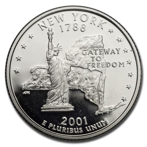Buy 2001 S New York State Quarter Gem Proof Silver Apmex