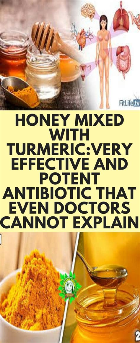 Honey Mixed With Turmeric Very Effective And Potent Antibiotic That