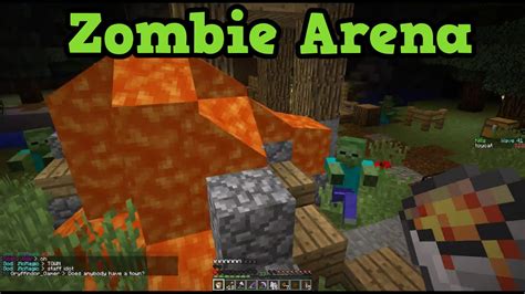 Minecraft Zombies Arena Server Mini Game Youtube