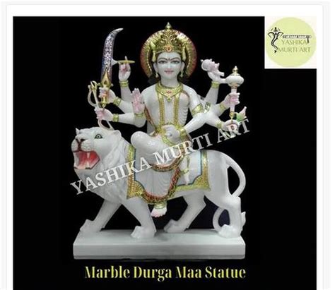 marble ambe maa moorti for worship and temple with size 12 48 inch at best price in jaipur