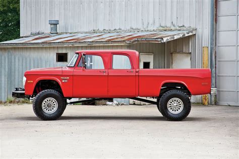 1970 Dodge Crew Cab Cummins Swap Power Wagon Side View No Car No