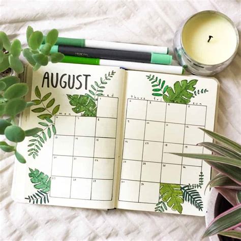 Beautiful August Bullet Journal Covers Ideas Brighter Craft