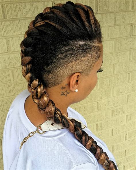 African Braided Mohawk Hairstyles