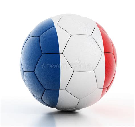 Bekijk het laatste nieuws over frankrijk. De Vlag Van Frankrijk Op Voetbal Stock Illustratie ...