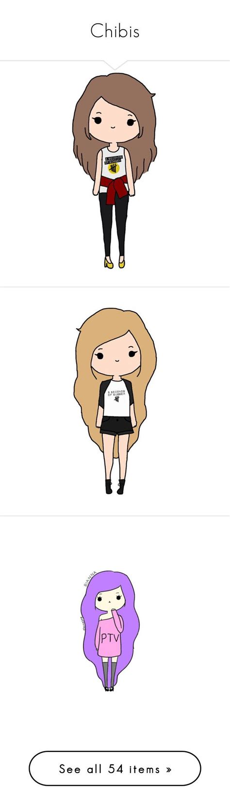 Chibis By Peripierce Liked On Polyvore Featuring Fillers Tumblr