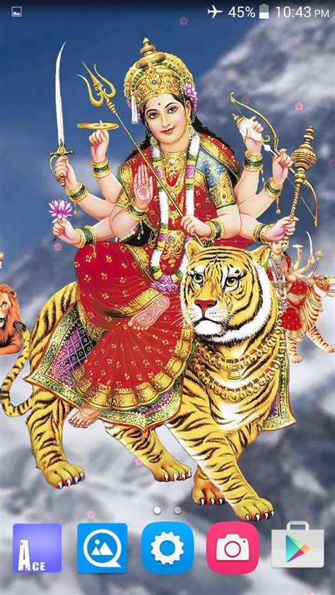 4d Maa Durga Live Wallpaper For Android Apk Download