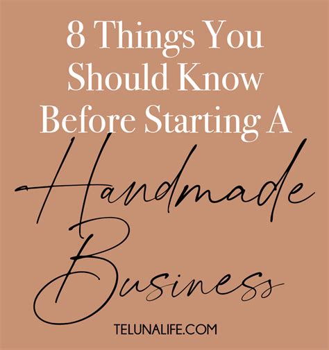 Diana Johnson 8 Things You Should Know Before Starting A Handmade