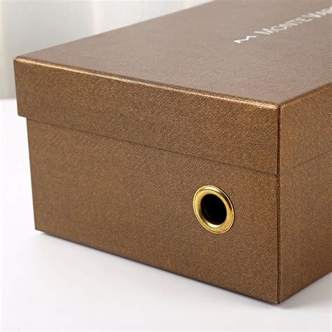 Brown Universal Shoe Box Custom Cardboard Boxes