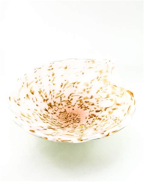 Murano Cased Glass Confetti Bowl