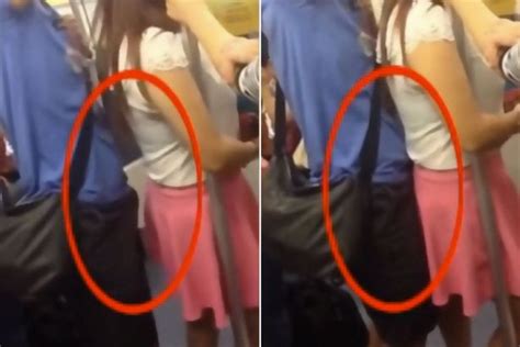 Pervert Filmed Pressing His Crotch Up Against Woman On Train Repeatedly