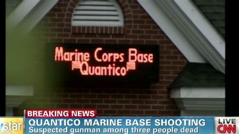 3 Dead At Quantico Marine Base Shooting Cnn