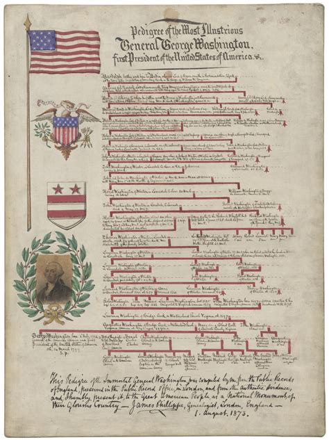 Eventually a prolific family will be related to many many many people. Today's Document • George Washington's Family Tree ...