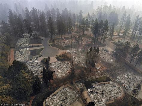 Drone Shows Devastation Of California Wildfires As The Death Toll