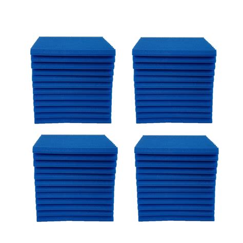 Bookishbunny 48 Packs Acoustic Foam Tiles Wall Record Studio Sound