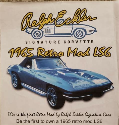 1965 Chevrolet Corvette Convertible Restomod Ralph Eckler Signature