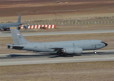 A Us Air Force Usaf Air Mobility Command Amc Kc 135r Stratotanker