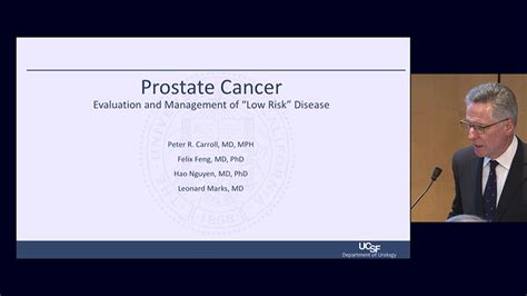 Video Prostate Cancer Evaluation And Management Of Low Risk Disease