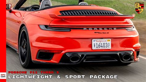 Porsche 911 Turbo S Lightweight And Sport Packages 2021 Youtube