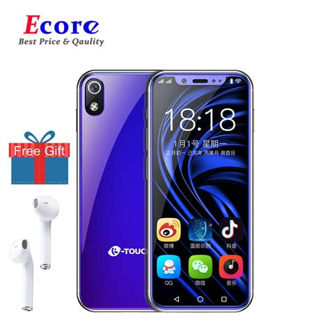 Super Mini 4g Smartphone K Touch I9 I9s Face Id Metal Frame Android