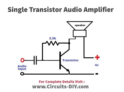 Simple Transistor Amplifier Circuit Diagram Wiring Flow Line
