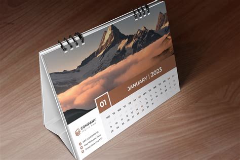 Desk Calendar 2023 Template Creative Market