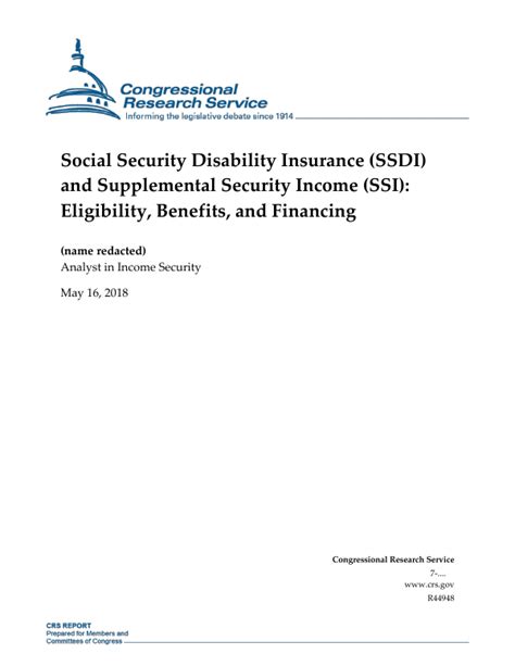 Social Security Disability Insurance Ssdi And Supplemental Security