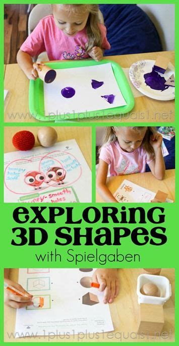 Exploring 3 Dimensional Shapes With Spielgaben Math For Kids