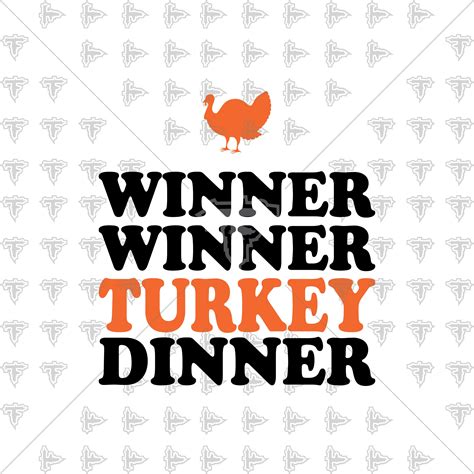 Winner Winner Turkey Dinner Thanksgiving Turkey Day Thankful Etsy