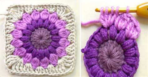 Here are 50 of my favourite granny patterns. Sunburst Granny Square Pattern (FREE Tutorial) | Home ...