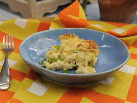 Top with cheddar cheese and green herbs to create a football field. Sunny's Dimepiece Mac and Cheese Recipe | Sunny Anderson ...