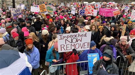 Women S March 2020 Thousands Protest In Dc Nyc Chicago