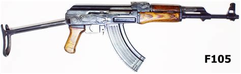 078 F105 762x39mm Ak 47 Soviet Type 2 Under Folding Stock Rifle