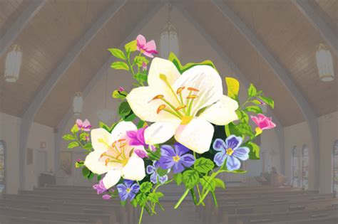 Easter Altar Flowers Donation St George Armenian Church