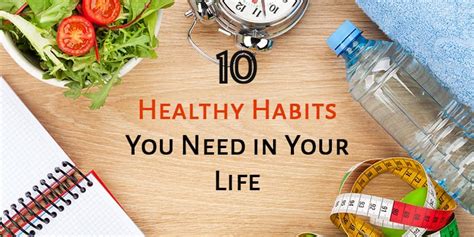 10 Healthy Habits You Need In Your Life The Mostly Simple Life
