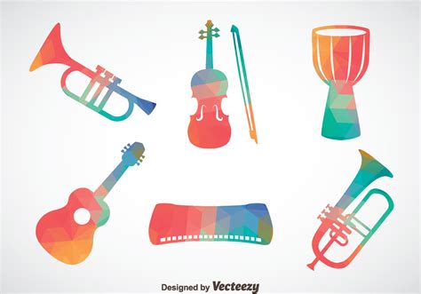Abstract Colorful Music Instrument Vector 122047 Vector Art At Vecteezy