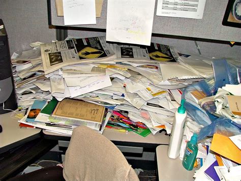 Worlds Messiest Office Cubicle Discovered In Colorado Flickr
