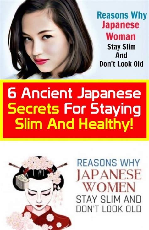6 Ancient Secrets For Staying Slim And Healthy Ancient Japanese How