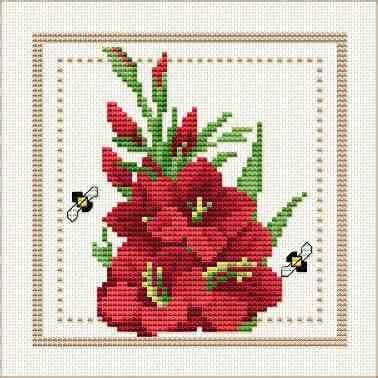 Floral alphabet 15 looks just as it sounds. Good Life 2 Go: Free Cross Stitch Chart: Flower of the ...