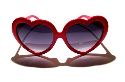 Red Heart Shaped Sunglasses With Free Shipping Heart Shaped Sunglasses Heart Shapes Cheap