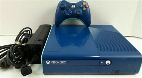 Microsoft Xbox 360 E Special Version Blue Bundle 500gb Blue Console