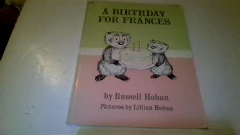 A Birthday For Frances Hoban Russell Hoban Lillian 9780064430074