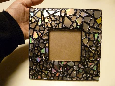 Make It Easy Crafts Recycled Cd Mosaic Photo Frame