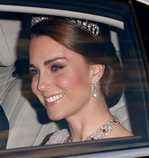 Kate Middleton Diamond And Ruby Necklace At State Banquet Popsugar